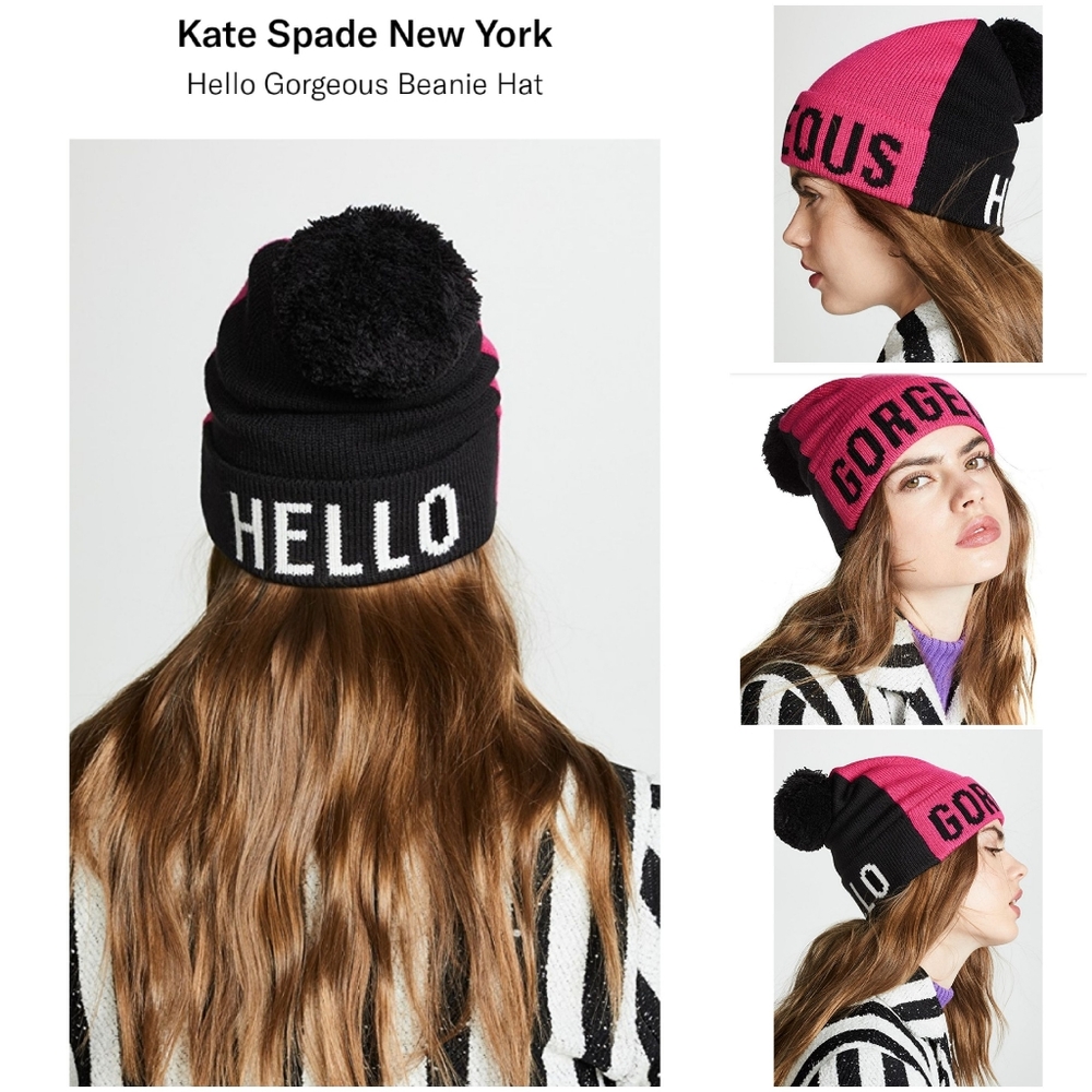 🆕️  Kate Spade New York Hello Gorgeous Beanie